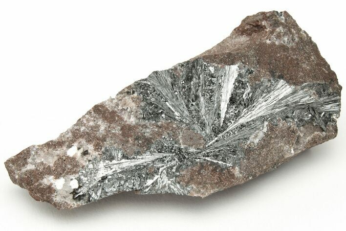 Metallic, Needle-Like Pyrolusite Crystals - Morocco #218076